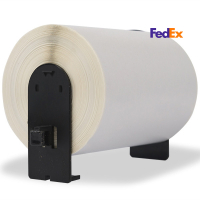 123ink version replaces Brother DK-11247 large FedEx shipping labels 653287