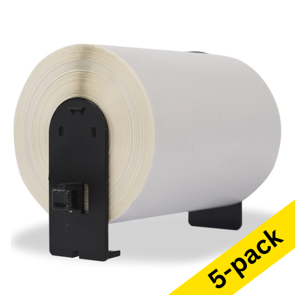 123ink version replaces Brother DK-11247 large shipping labels | 5-pack 653066 - 1