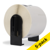 123ink version replaces Brother DK-22205 continuous paper tape | 5-pack 089288 - 1