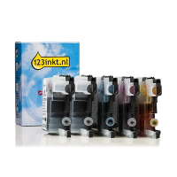 123ink version replaces Brother LC-127XL / LC-125XL BK/BK/C/M/Y ink cartridge 5-pack 160763