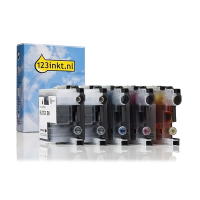 123ink version replaces Brother LC-12E BK/C/M/Y ink cartridge 5-pack 160765