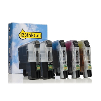 123ink version replaces Brother LC-227XL / LC-225XL BK/BK/C/M/Y ink cartridge 5-pack 160767