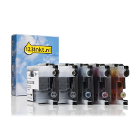 123ink version replaces Brother LC-22E BK/C/M/Y ink cartridge 5-pack 160769