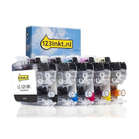123ink version replaces Brother LC-3211 BK/C/M/Y ink cartridge 5-pack 160771