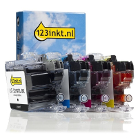 123ink version replaces Brother LC-3219XLVAL BK/C/M/Y ink cartridge 4-pack