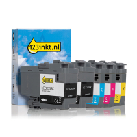 123ink version replaces Brother LC-3233 BK/C/M/Y ink cartridge 5-pack 160773