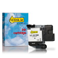 123ink version replaces Brother LC-521BK black ink cartridge 051471