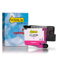 123ink version replaces Brother LC-527M magenta ink cartridge 051485