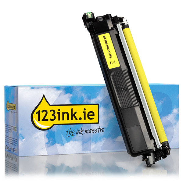 123ink version replaces Brother TN-248XL Y yellow toner TN248XLYC 051427 - 1