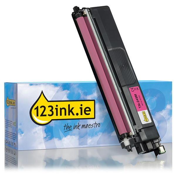 123ink version replaces Brother TN-249M extra high capacity magenta toner TN249MC 051433 - 1