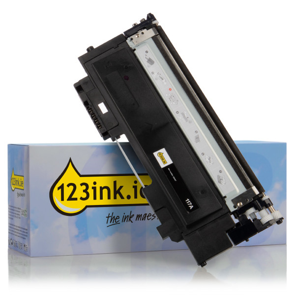 123ink version replaces HP 117A (W2070A) black toner W2070AC 055457 - 1