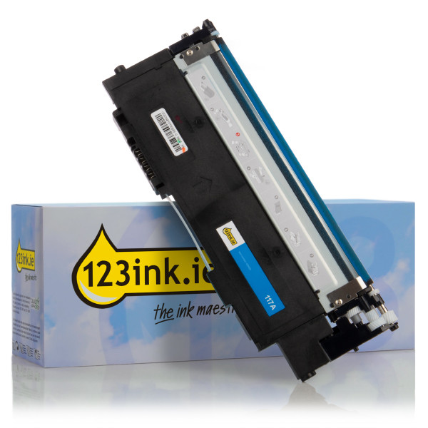 123ink version replaces HP 117A (W2071A) cyan toner W2071AC 055459 - 1