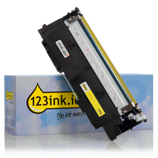 123ink version replaces HP 117A (W2072A) yellow toner W2072AC 055463 - 1