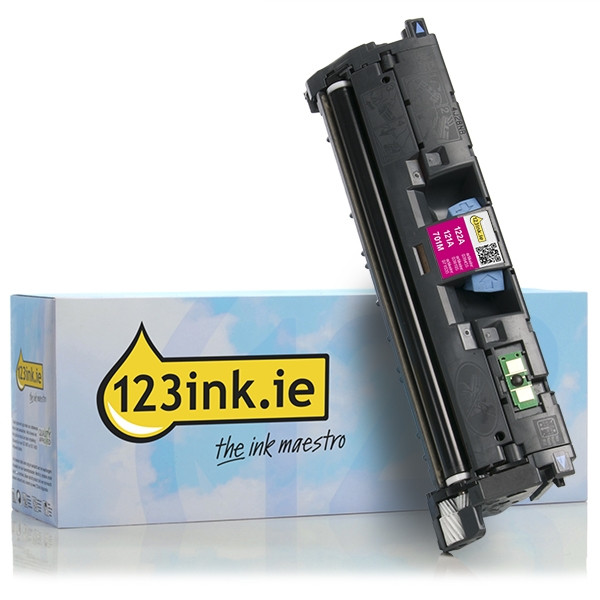 123ink version replaces HP 122A (Q3963A) high capacity magenta toner Q3963AC 039455 - 1
