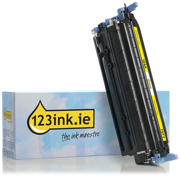 123ink version replaces HP 124A (Q6002A) yellow toner Q6002AC 039552 - 1
