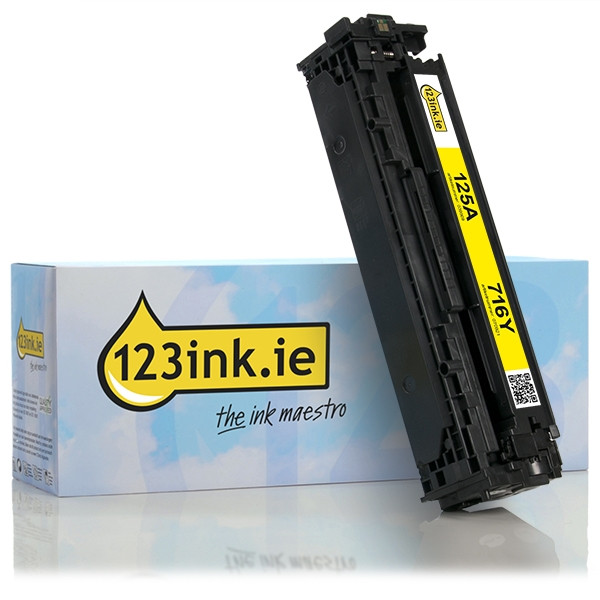123ink version replaces HP 125A (CB542A) yellow toner CB542AC 039809 - 1