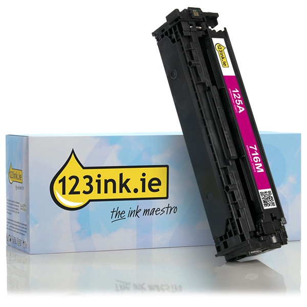 123ink version replaces HP 125A (CB543A) magenta toner CB543AC 039811 - 1