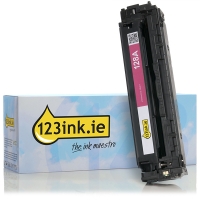 123ink version replaces HP 128A (CE323A) magenta toner CE323AC 054017