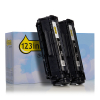 123ink version replaces HP 12AD (Q2612AD) black toner 2-pack 132159 - 1