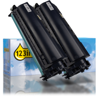 123ink version replaces HP 135X (W1350X) high capacity black toner 2-pack 055489