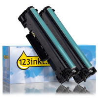 123ink version replaces HP 142A (W1420A) black toner 2-pack