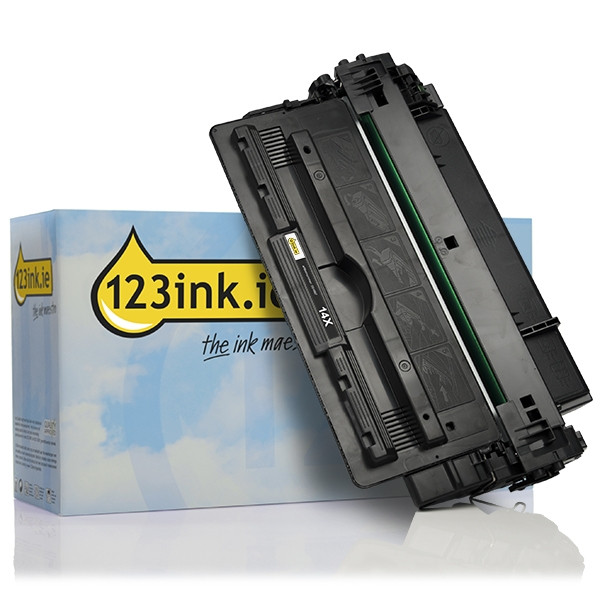 123ink version replaces HP 14X (CF214X) high capacity black toner CF214XC 054667 - 1