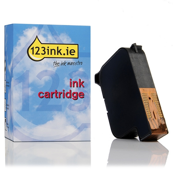 123ink version replaces HP 15 (C6615D/DE) black ink cartridge C6615DEC 030331 - 1