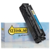 123ink version replaces HP 203X (CF541X) high capacity cyan toner
