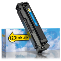 123ink version replaces HP 207X (W2211X) high capacity cyan toner