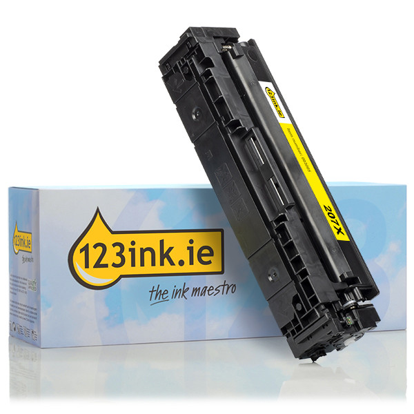 123ink version replaces HP 207X (W2212X) high capacity yellow toner W2212XC 093057 - 1