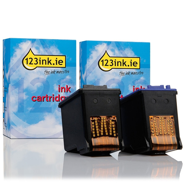 123ink version replaces HP 21/22 (SD367AE) cartridge 2-pack SD367AEC 160032 - 1