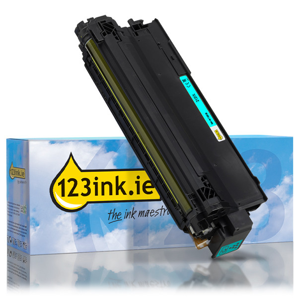 123ink version replaces HP 213X (W2131X) high-capacity cyan toner 133039 - 1