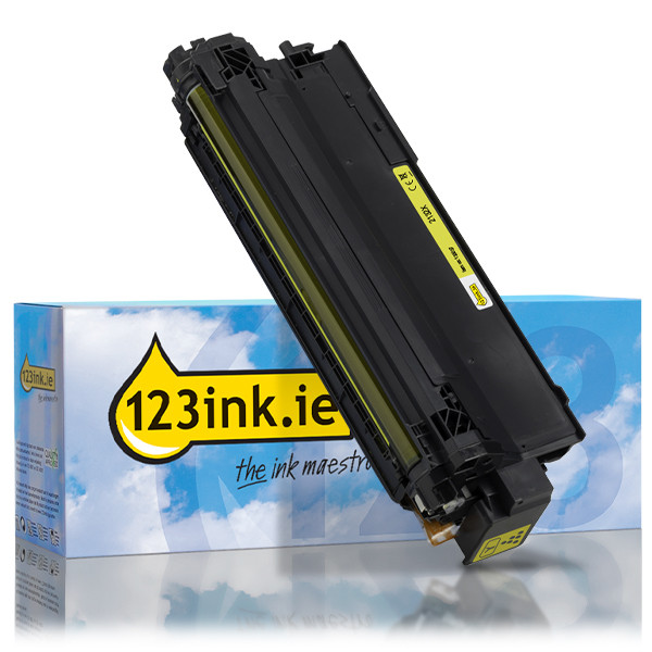 123ink version replaces HP 213X (W2132X) high capacity yellow toner W2132XC 133041 - 1