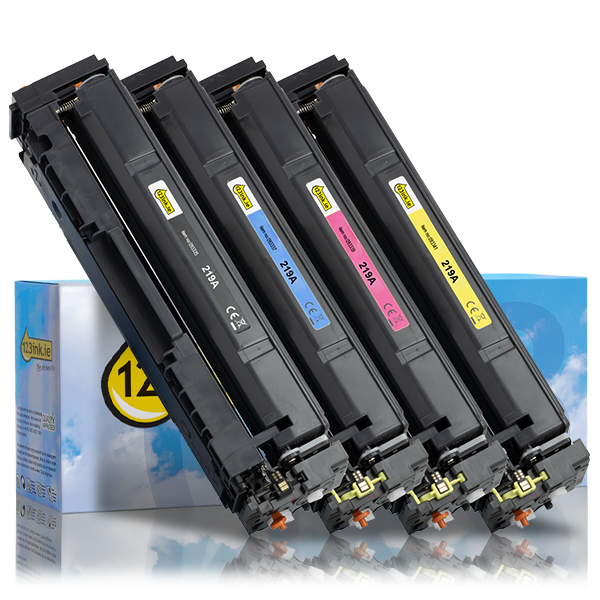 123ink version replaces HP 219A BK/C/M/Y toner 4-pack 093709 - 1