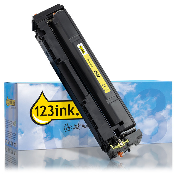 123ink version replaces HP 219X (W2192X) high-capacity yellow toner 093349 - 1