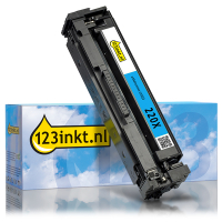 123ink version replaces HP 220X (W2201X) high capacity cyan toner 133023