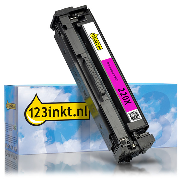 123ink version replaces HP 220X (W2203X) high-capacity magenta toner 133027 - 1
