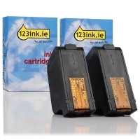 123ink version replaces HP 23 (C1823D) colour ink cartridge 2-pack 030202