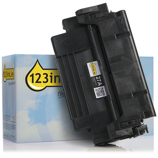 123ink version replaces HP 27A (C4127A) black toner C4127AC 032126 - 1