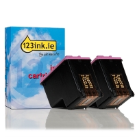 123ink version replaces HP 300XL (D8J44AE) high capacity colour ink cartridge 2-pack D8J44AEC 044335