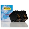 123ink version replaces HP 301XL (D8J45AE) black ink cartridge 2-pack 044337 - 1