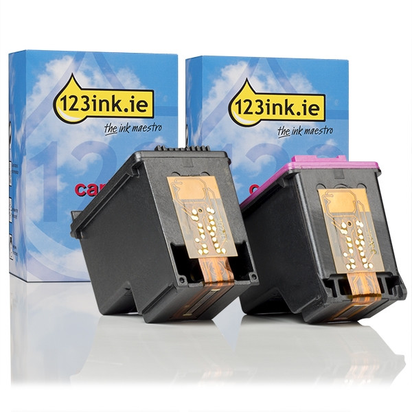 123ink version replaces HP 302 (X4D37AE) black and colour ink cartridge 2-pack 160140 - 1