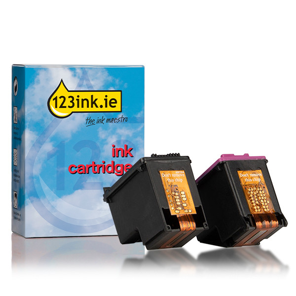 123ink version replaces HP 303XL high-capacity black + colour ink cartridge 2-pack 132251 - 1
