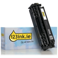 123ink version replaces HP 305A (CE410A) black toner CE410AC 054057
