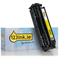 123ink version replaces HP 305A (CE412A) yellow toner CE412AC 054063