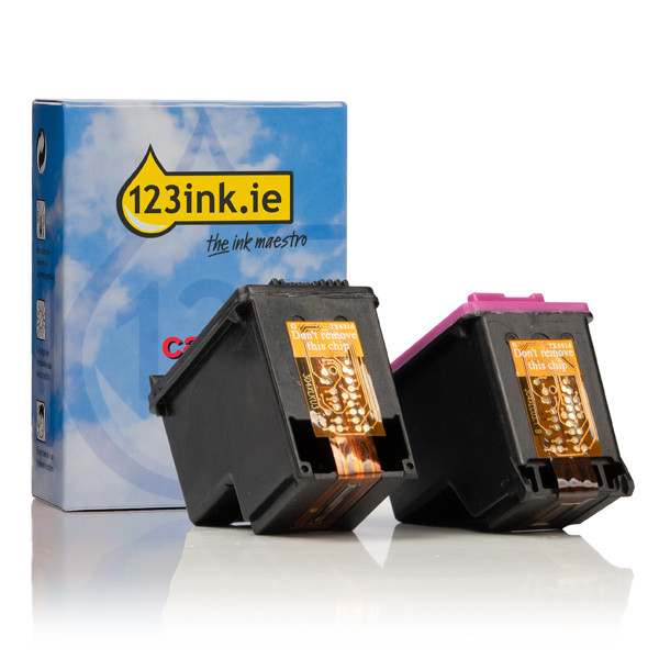 123ink version replaces HP 305XL black and colour ink cartridge 2-pack 160231 - 1