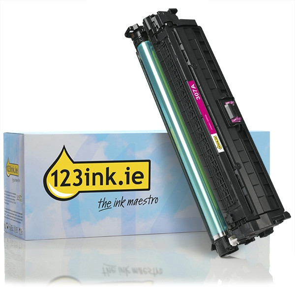 123ink version replaces HP 307A (CE743A) magenta toner CE743AC 039909 - 1