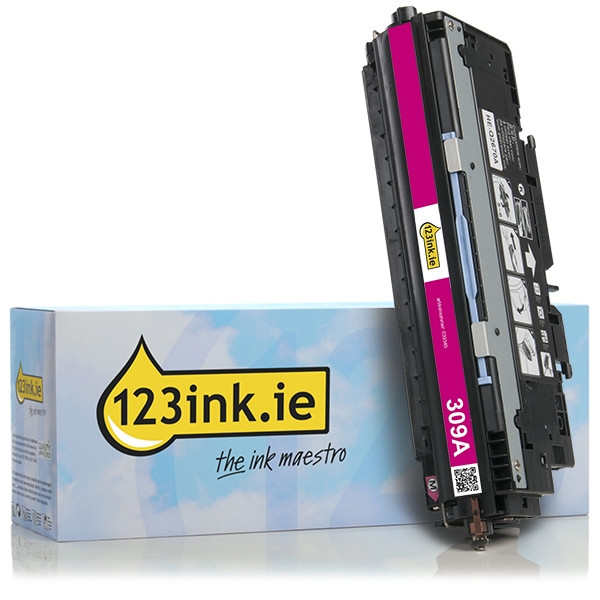 123ink version replaces HP 309A (Q2673A) magenta toner Q2673AC 039345 - 1