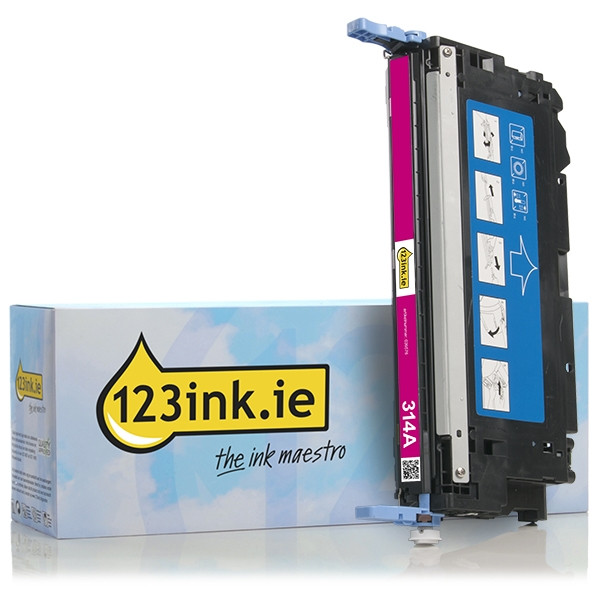 123ink version replaces HP 314A (Q7563A) magenta toner Q7563AC 039576 - 1