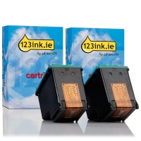 123ink version replaces HP 344 (C9505E/EE) high capacity colour cartridge 2-pack  160052
